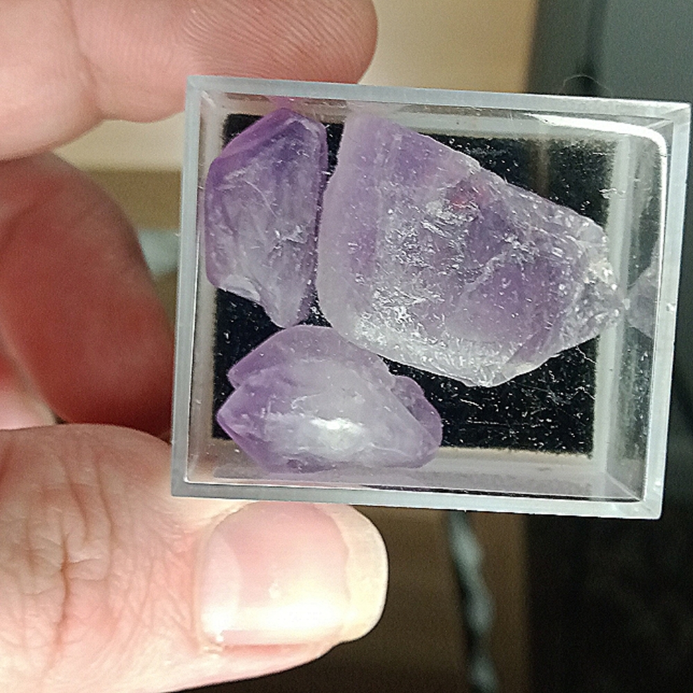 SOLD Amethyst Crystal Speciman Jar (Authentic Specimen) - Picture 3 of 7